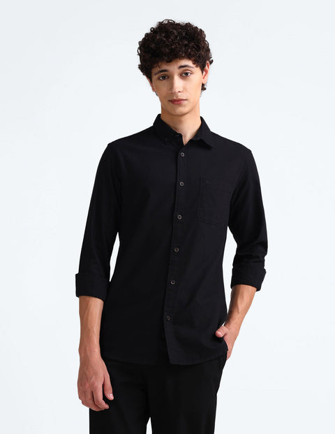 FlYING MACHINE SLIM FIT PURE COTTON SHIRT