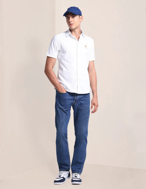 U S POLO ASSN Short Sleeve Solid Shirt