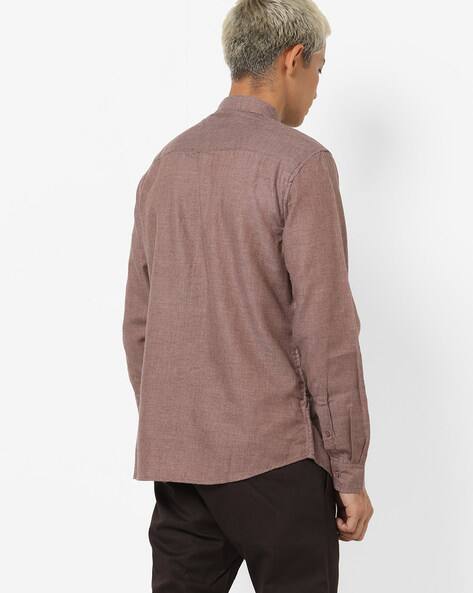 TOM TAILOR Slim Fit Shirt with Spread Collar