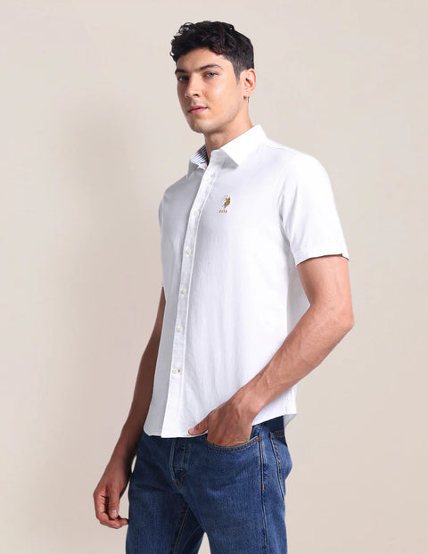 U S POLO ASSN Short Sleeve Solid Shirt