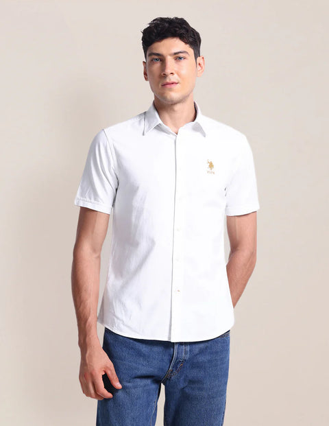 U S POLO ASSN Short Sleeve Solid Shirt
