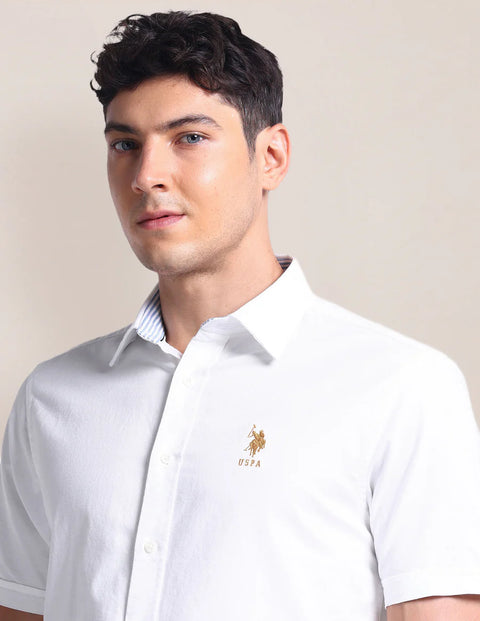 U S POLO ASSN Short Sleeve Solid Shirt