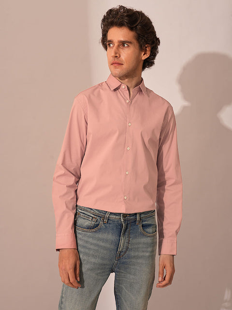 Selected homme Ash Rose Cotton Formal Shirt