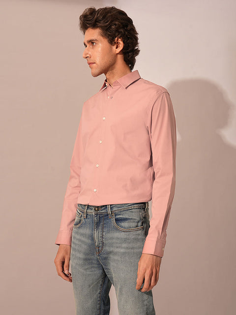 Selected homme Ash Rose Cotton Formal Shirt