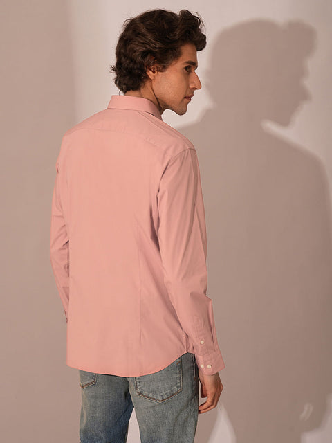 Selected homme Ash Rose Cotton Formal Shirt