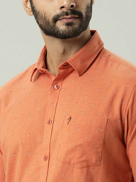Men Printed Full Sleeve Cotton Shirt