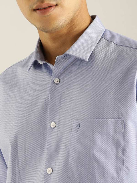 Indian terrain Men Solid Full Sleeve Cotton Shirt
