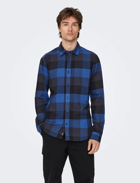 ONLY AND SONS Check shirt