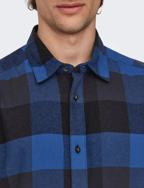 ONLY AND SONS Check shirt