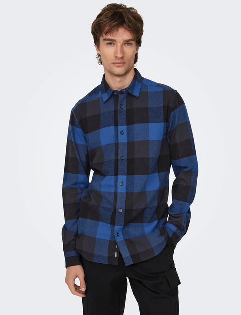 ONLY AND SONS Check shirt