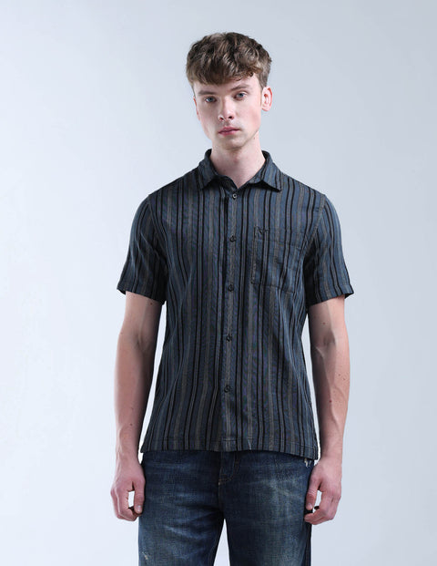 Flying Machine Vertical Striped Color Of Home Shirt