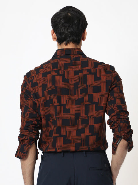 Rare Rabbit Hicks Printed Shirt Multi-Color