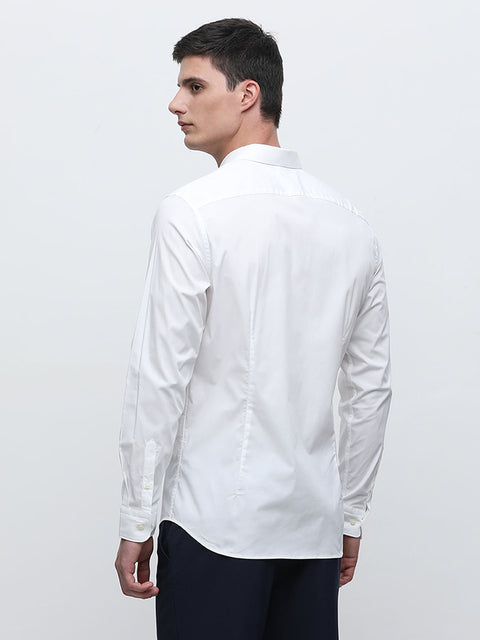SELECTED HOMME White Formal Full Sleeves Shirt