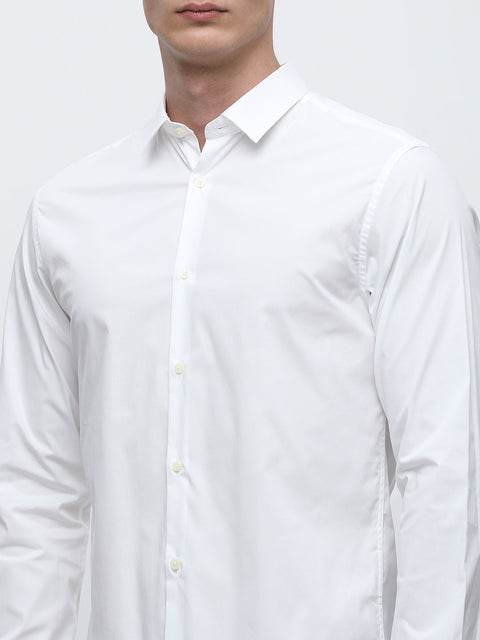 SELECTED HOMME White Formal Full Sleeves Shirt
