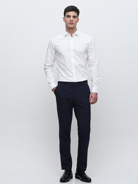 SELECTED HOMME White Formal Full Sleeves Shirt