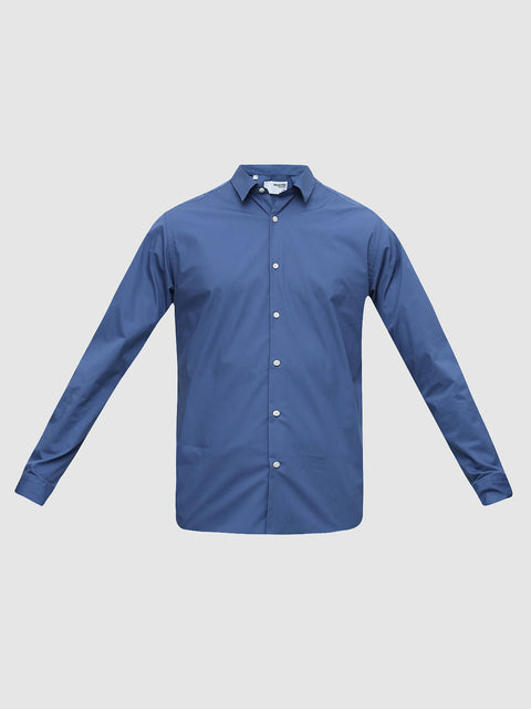 SELECTED HOMME Blue Slim Fit Formal Shirt