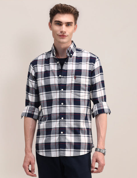 U.S. Polo Assn. Tartan Check Oxford Cotton Shirt