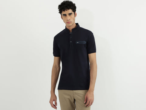 Benetton  Men Solid Polo Neck Polo T-Shirt