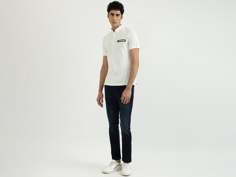 Benetton  Men Solid Polo Neck Polo T-Shirt