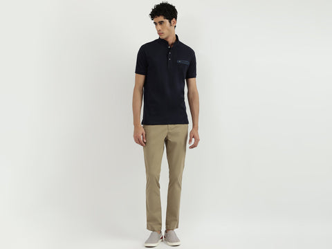Benetton  Men Solid Polo Neck Polo T-Shirt