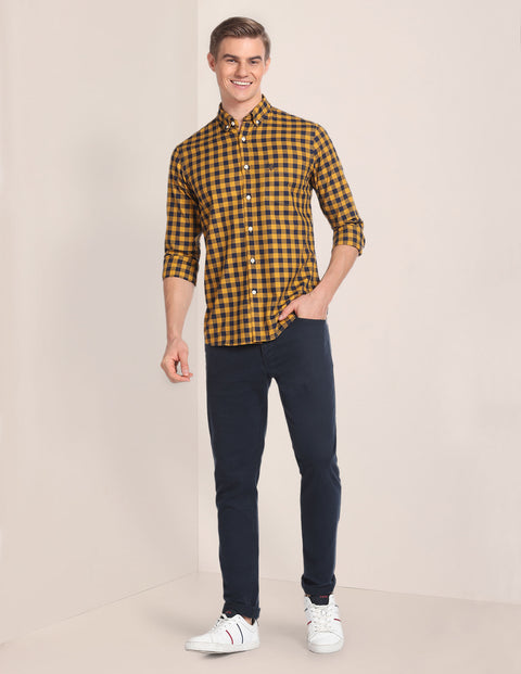 U.S. Polo Assn. Cotton Checked Casual Shirt