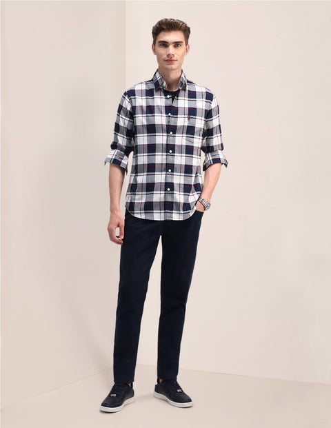 U.S. Polo Assn. Tartan Check Oxford Cotton Shirt