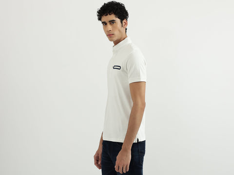 Benetton  Men Solid Polo Neck Polo T-Shirt