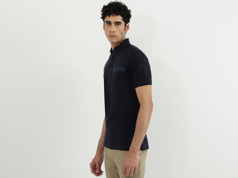Benetton  Men Solid Polo Neck Polo T-Shirt