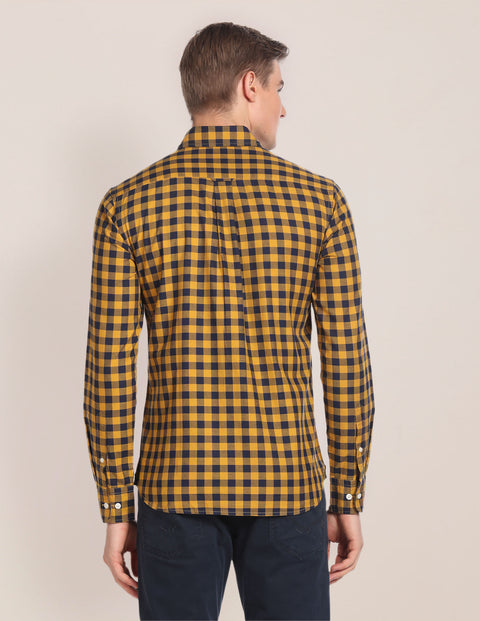 U.S. Polo Assn. Cotton Checked Casual Shirt