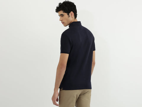 Benetton  Men Solid Polo Neck Polo T-Shirt