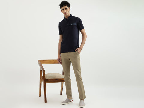 Benetton  Men Solid Polo Neck Polo T-Shirt