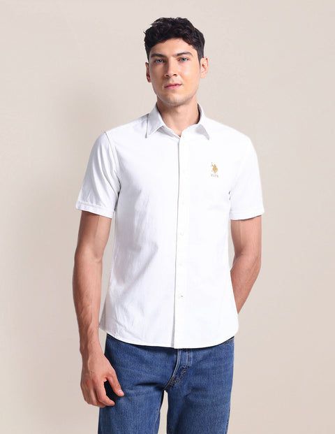 U.S. POLO ASSN Short Sleeve Solid Shirt
