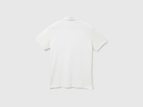 Benetton  Men Solid Polo Neck Polo T-Shirt