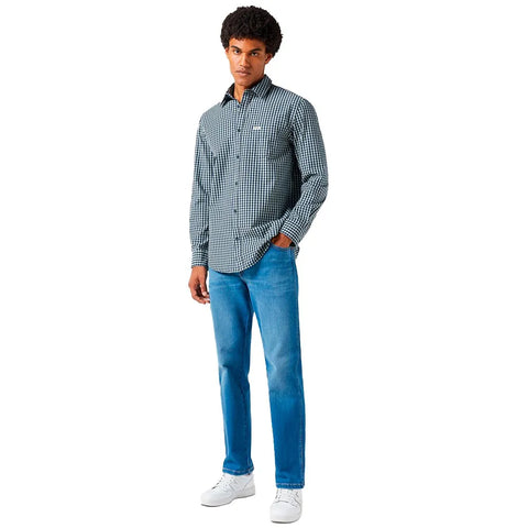 Wrangler Long Sleeve Shirt Black Man
